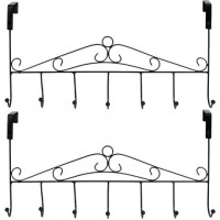 Підвісний металевий утримувач 41,5*21см з 7 гачками 437