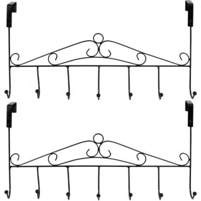 Підвісний металевий утримувач 41,5*21см з 7 гачками 437