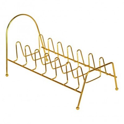 Сушарка для посуду настільна 24,5*13,5*11,5см Золото 267