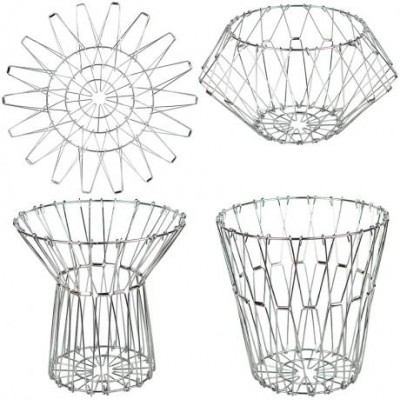 Металева фруктівниця - кошик D37см, трансформер 2537