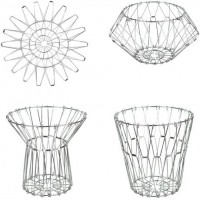 Металева фруктівниця - кошик D30см, трансформер 2530