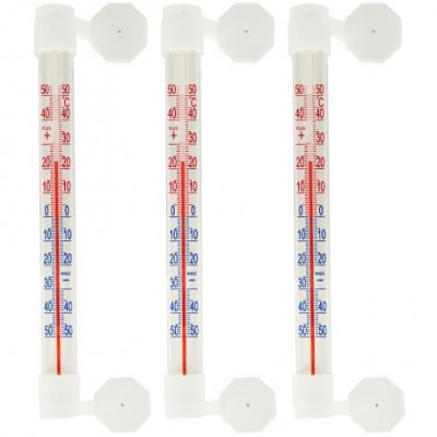 Термометр віконний 20*2см на липучці CH1050