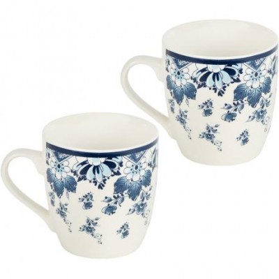 Чашка фаянс 200мл Квітковий візерунок 6895-80