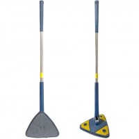 Швабра телескопічна 100см, насадка трикутна 25*25*25см, з віджимом KS-003