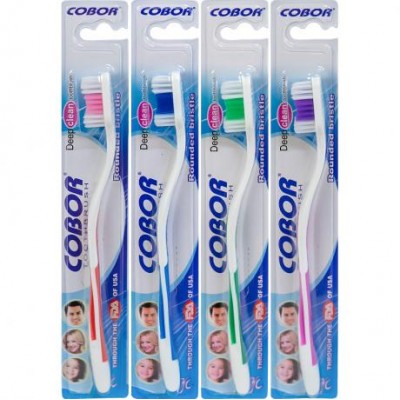 Зубні щітки Cobor 18см на блістері Е-606 Зубні щітки Cobor 18см на блістері Е-606