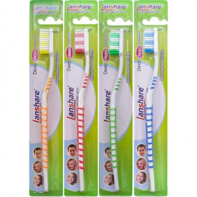 Зубні щітки Lanshare 19см на блістері 7617 Зубні щітки Lanshare 19см на блістері 7617