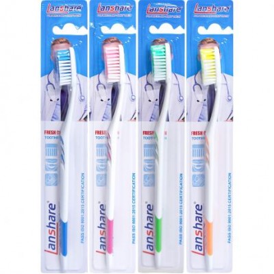 Зубні щітки Lanshare 19см на блістері 8693 Зубні щітки Lanshare 19см на блістері 8693