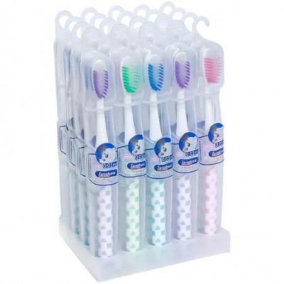 Зубна щітка Lanshare з ультратонкою щетиною 0,01 мм у пластиковому футлярі 2911 Зубна щітка Lanshare з ультратонкою щетиною 0,01 мм у пластиковому футлярі 2911