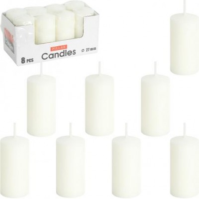 Набір інтер'єрних свічок 8 шт d27мм ZL-2808-5F 7127-3