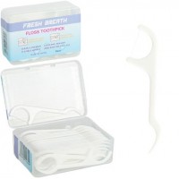 Набір зубних флосів для чистоти між зубами 50шт у контейнері TF501