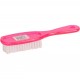 Щітка господарська з пластиковою ручкою 17,5*4*3см прозора/неонова 0830