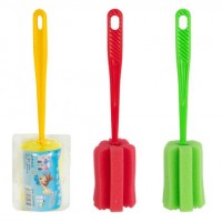 Губка для миття пляшок 24см на довгій пластиковій ручці 0035 Губка для миття пляшок 24см на довгій пластиковій ручці 0035