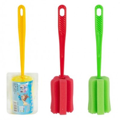 Губка для миття пляшок 24см на довгій пластиковій ручці 0035 Губка для миття пляшок 24см на довгій пластиковій ручці 0035