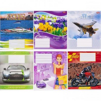 Тетрадь цветная 24 листа, клетка "Мечты" "mix" Тетрадь цветная 24 листа, клетка "Мечты" "mix"