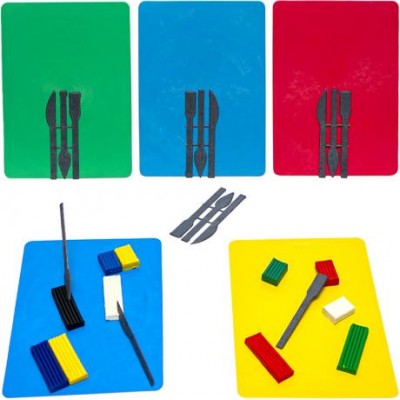 Доска для пластилина большая А4 250*180мм.