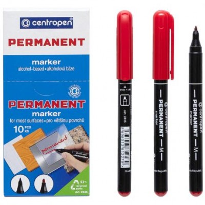 Маркер тонкий красный 2846 CENTROPEN