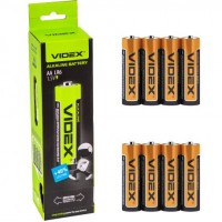 Батарейка VIDEX LR6/AA 4pcs SHRINK CARD