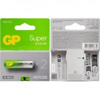 Батарейка GP 15A-U2 лужна LR6, AA по 2 шт. Alkaline Super 216732