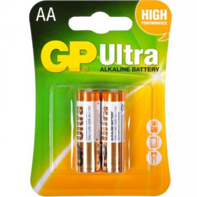 Батарейка GP 15AUHM-2UE2 щелочная LR6 U. AA Alkaline Ultra