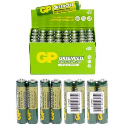Батарейка GP 24G-S2 сольова R03, AAA