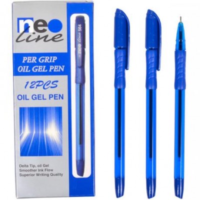 Ручка гелевая 564 NEO LINE 12 штук, синяя