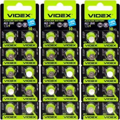 Батарейка Videx таблетка AG 3