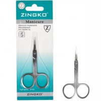 Ножницы маникюрные "Zingko Manicure" сталь, изогнутые 9 см X1-16