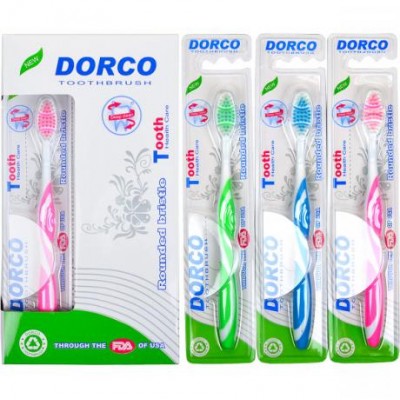 Зубные щетки "Dorco" с гибкой головкой D-020