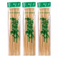 Бамбукові палички для барбекю і гриля 30см * 3 мм X1-222 Бамбукові палички для барбекю і гриля 30см * 3 мм X1-222