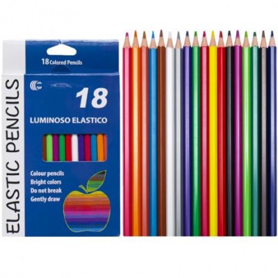 Олівець 18 кольорів CR755-18 Luminoso elastico С