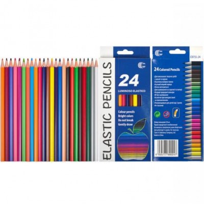 Олівець 24 кольори CR755-24  Luminoso elastico С