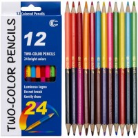 Олівець 12/24 кольорів Two-color С