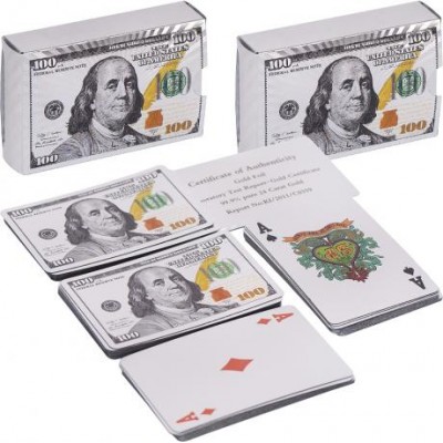 Карты "Доллар", серебро, 54 карты 14-99
