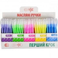 Ручка масляна Alfa С CR8007-150 мікс