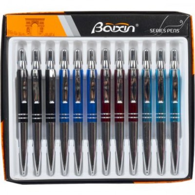 Ручка подарочная "BAIXIN" 2006 шариковая синяя