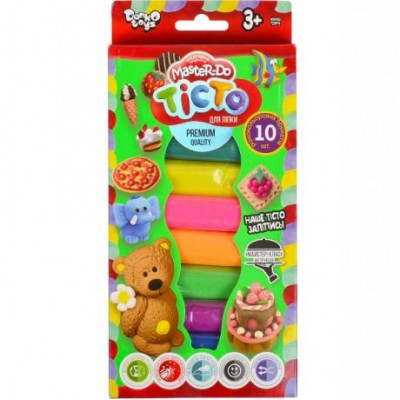 Тесто для лепки "Master Do" укр. коробка 10 цв. TMD-02-02