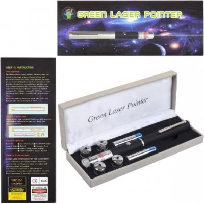 Лазерна указка зелена 5 в1, 12-19 Лазерна указка зелена 5 в1, 12-19