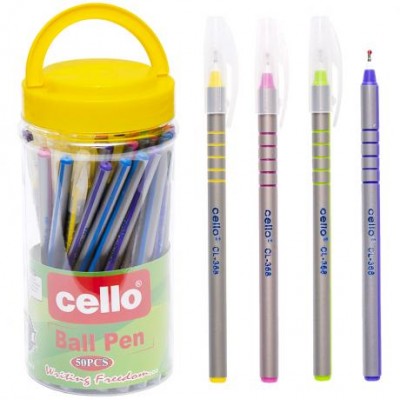 Ручка масляная Cello CL368PVC синяя