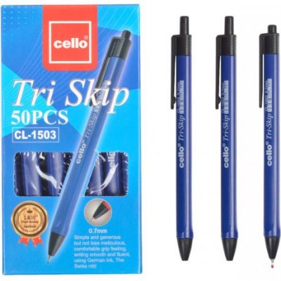 Ручка масляная "Tri Skip" Cello CL1503-50 синяя