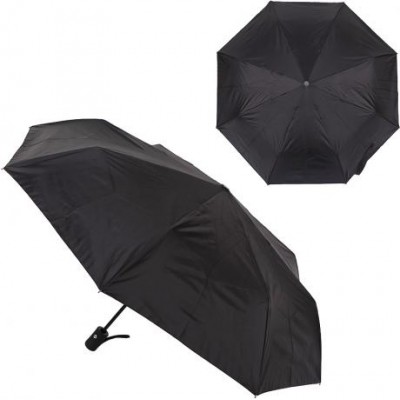 Зонтик складной Х2113 полуавтомат черный