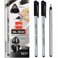 Ручка масляна TRI-TECH Cello CL1003-12 чорна