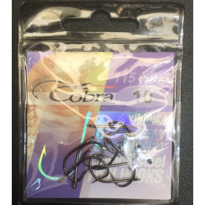 Крючки Cobra (Кобра) ser 115 #10 Крючки Cobra (Кобра) ser 115 #10