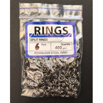 Заводное кольцо Rings #6 (400шт.)