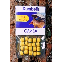 Мини-бойлы TimeFishing dumbells Слива 7*14 (10шт.)