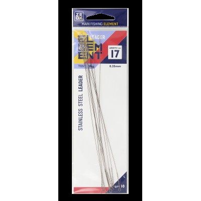 Поводок Zeox струна 25см 0.40мм 26кг (10шт)