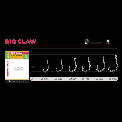 Крючок GC BIG CLAW #10 (14шт)