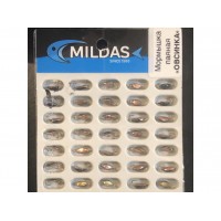 Мормышка Mildas паяная Овсинка (50шт.) в блистере