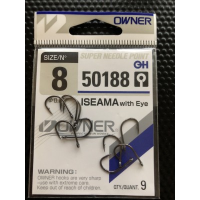 Крючок Owner 50188 ISEAMA with Eye #3