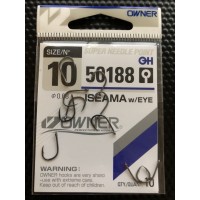 Крючок Owner 50188 ISEAMA with Eye #10 (qty.10)
