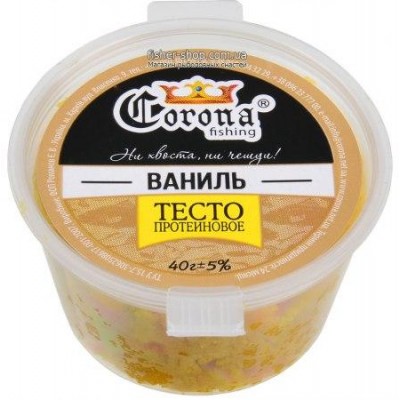 Тесто протеиновое Corona Ваниль 40г